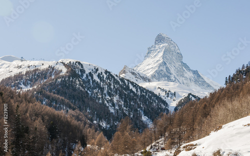 Zermatt, Dorf, Alpen, Bergbahnen, Winter, Wallis, Schweiz