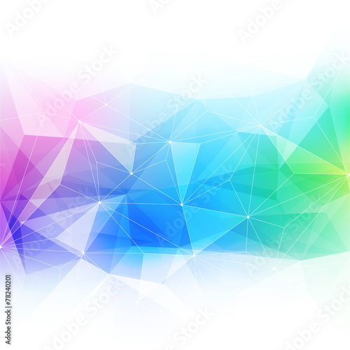 Colorful abstract crystal background.