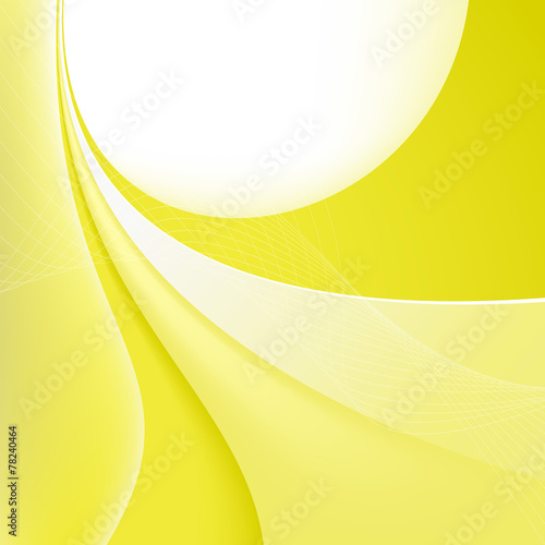 Abstract yellow background. Vector Illustration
