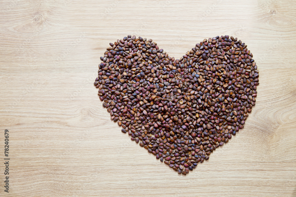heart from cedar nuts heart from cedar nuts