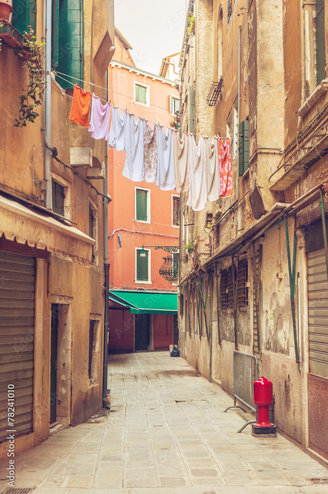 Obraz premium Unknown places and canals in Venice