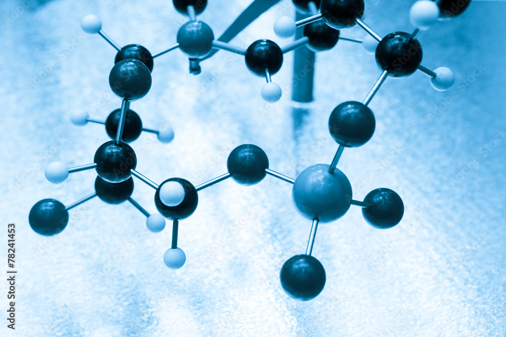 Obraz premium Science Molecular DNA Model Structure, business concept..