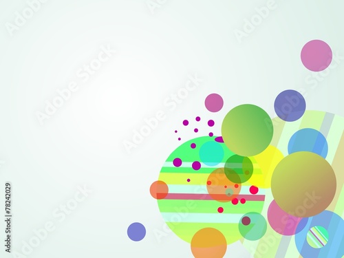 abstract color circles