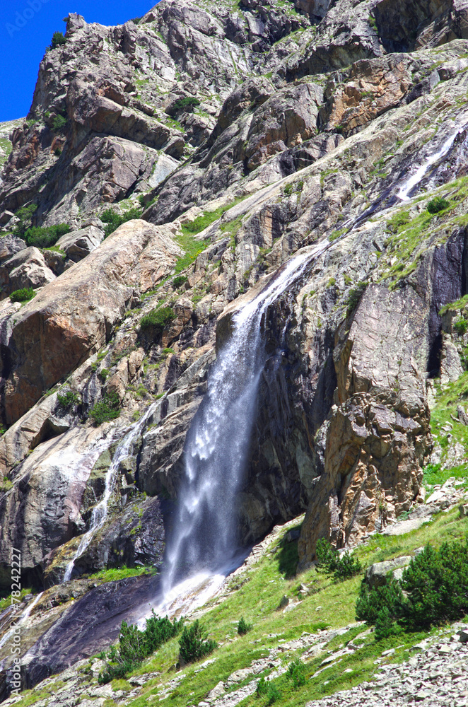 Obraz premium cascade - massif des écrins