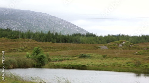National park Connemara.
