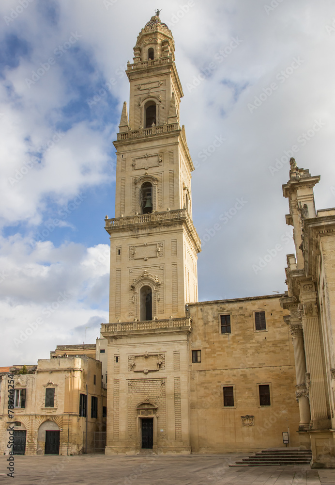 Belfry of the cathedral in Lecce