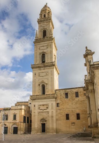 Belfry of the cathedral in Lecce