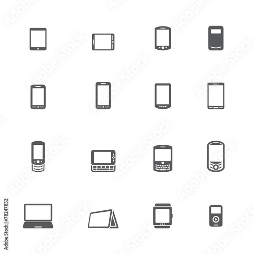 Mobile Devices Icons