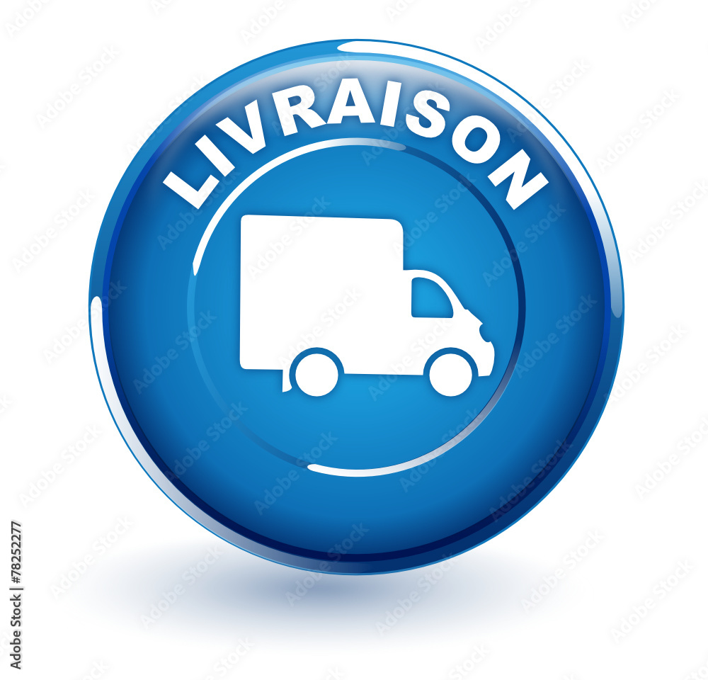 livraison sur bouton bleu livraison sur bouton bleu