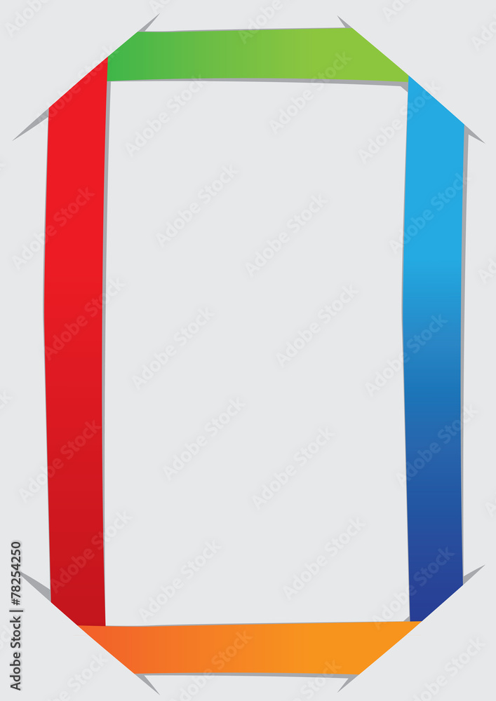Colorful Rectangle Frame Page Layout Design Colorful Rectangle Frame Page Layout Design