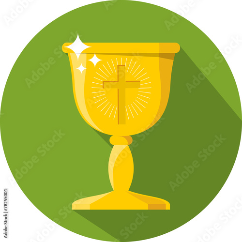 Vector Chalice.Flat  Illustration