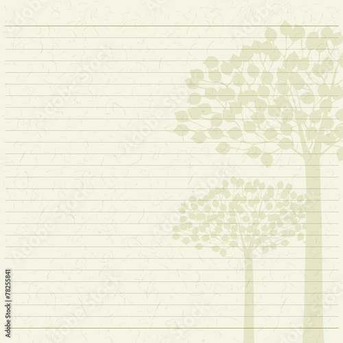 tree letter paper