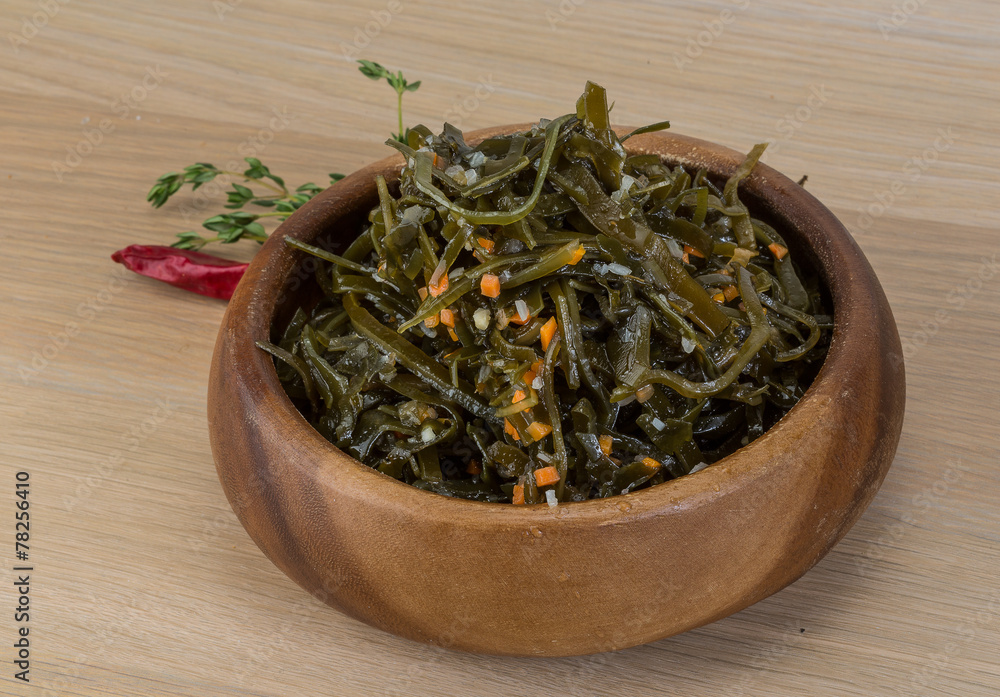 Fototapeta premium Laminaria salad