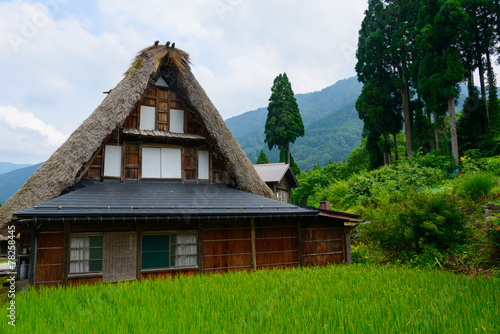 Historic Village of Gokayama in summer, Ainokura Gassho-zukuri v