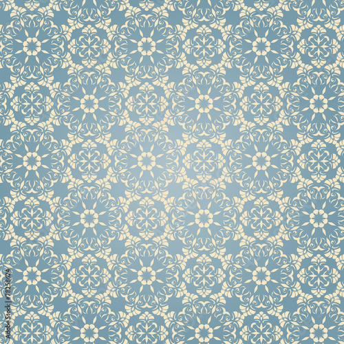 seamless pattern of the elements of Art Nouveau