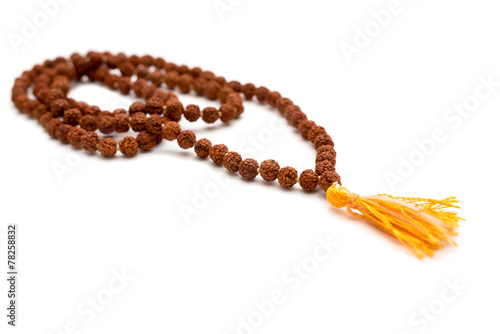 Japa mala made of rudraksha