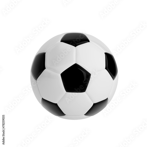 Isolated football soccer ball