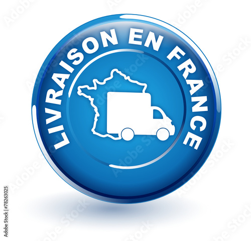 livraison en france sur bouton bleu