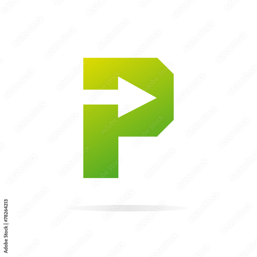 Logo P letter for company vector design template. Logo P letter for company vector design template.