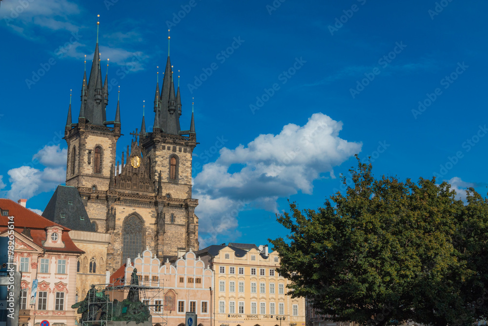 Tyn Church in Prague Czech Republic