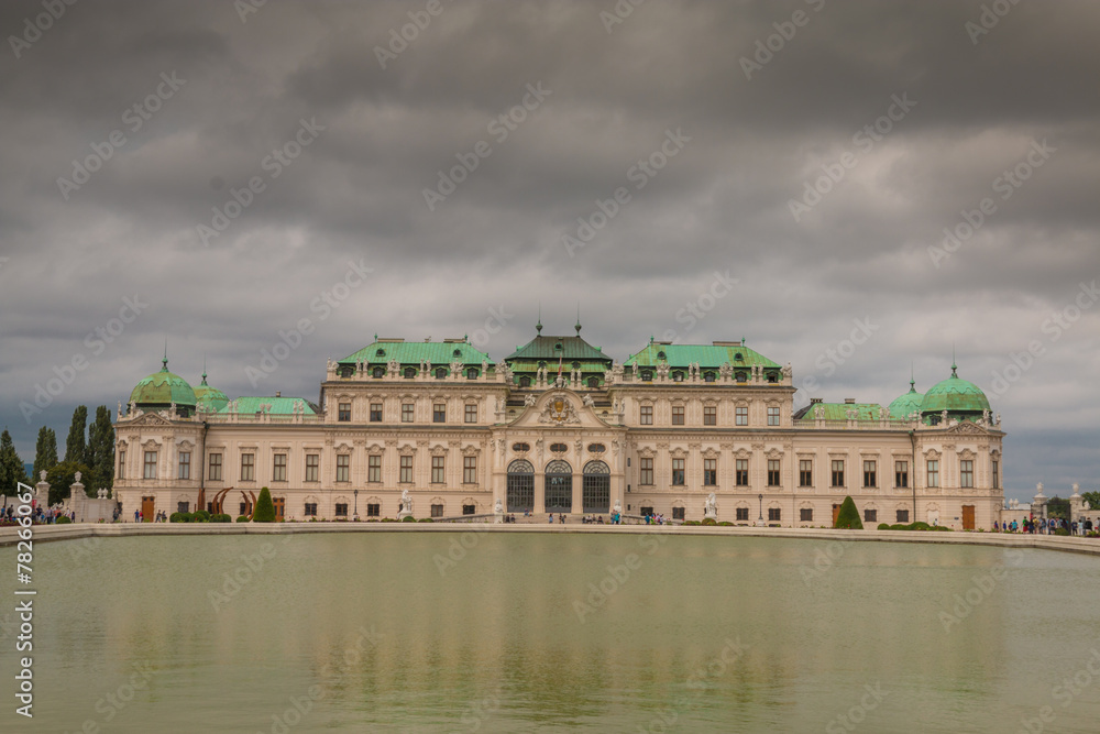 Fototapeta premium Belvedere Palace in Vienna Austria