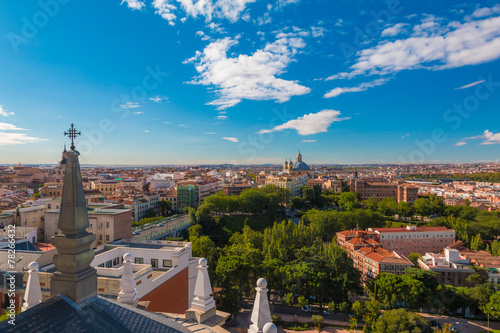 View of Madrid From Almudena Tower