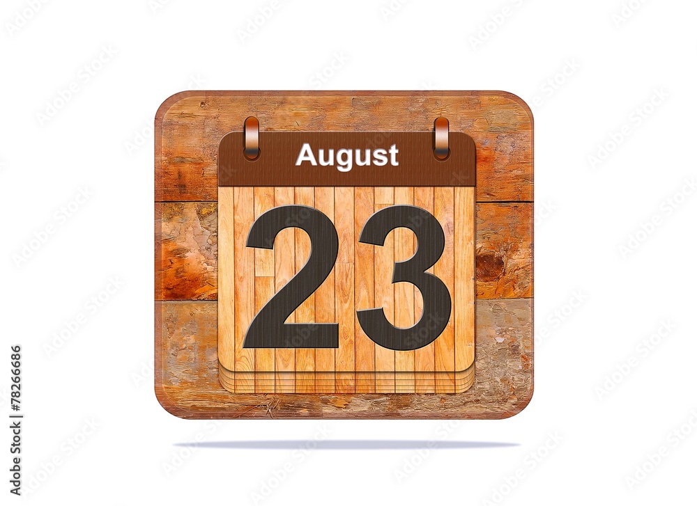 August 23. August 23.