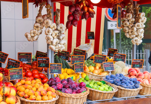 Fruit stall in the Italian city market