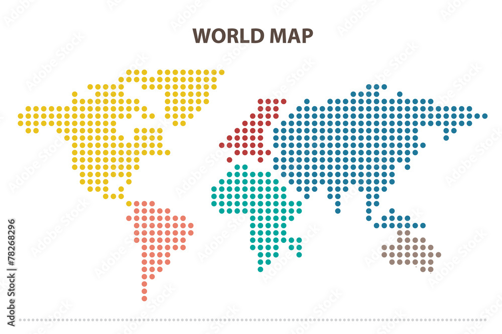 Fototapeta premium map infographic