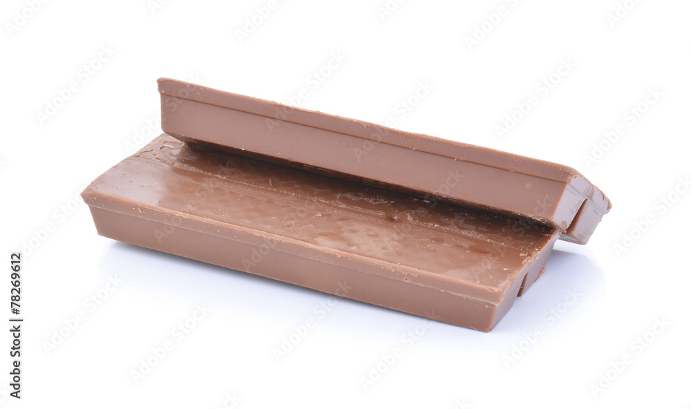 Chocolate isolate on white background Chocolate isolate on white background