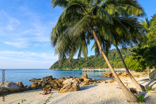 Plage sur les îles Perhentian photo