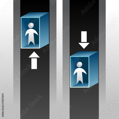 Elevator Ride Icon