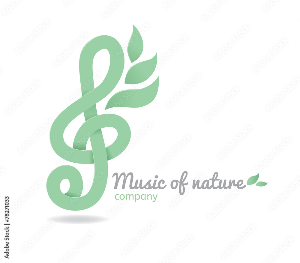 Logo music nature Logo music nature