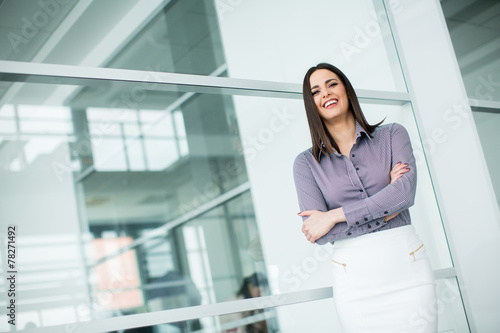Young woman in the office