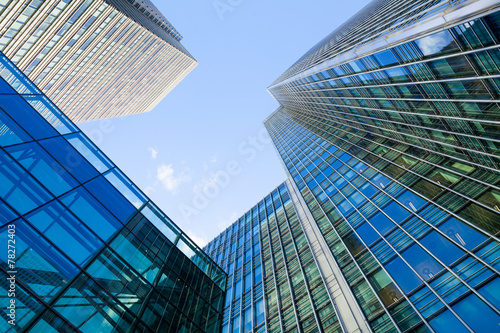 Windows of Skyscraper Business Office, Corporate building in Lon