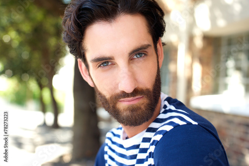 Attractive young man with beard