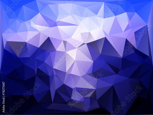 Polygon background blue