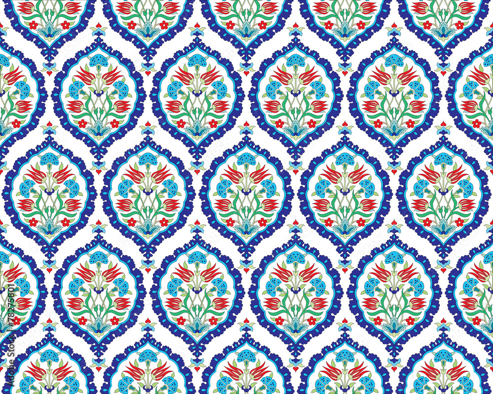 background with seamless pattern two version