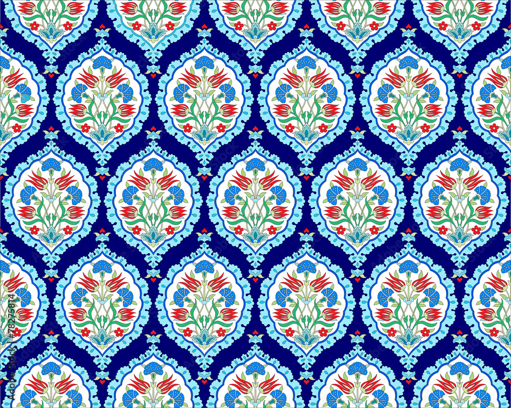 background with seamless pattern three