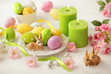 easter table decoration