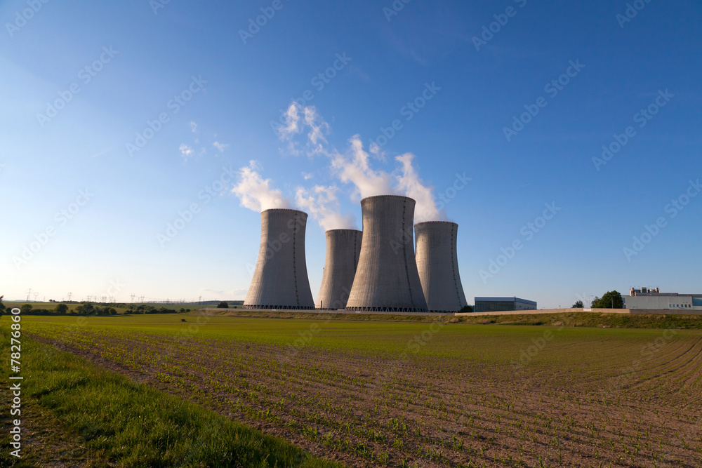 Nuclear power plant Dukovany in Czech Republic Europe