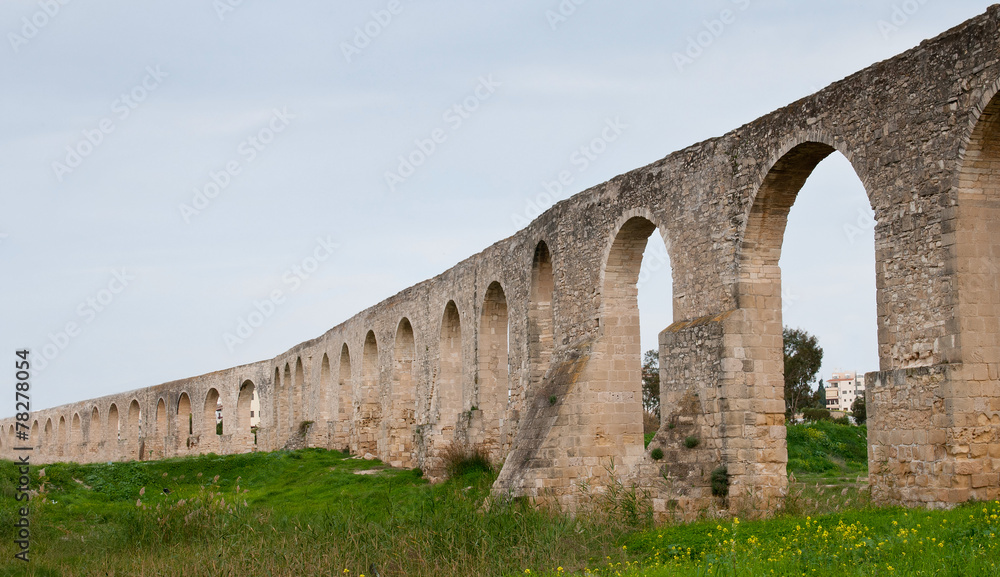 kamares Aqueduct in larnaca Cyprus