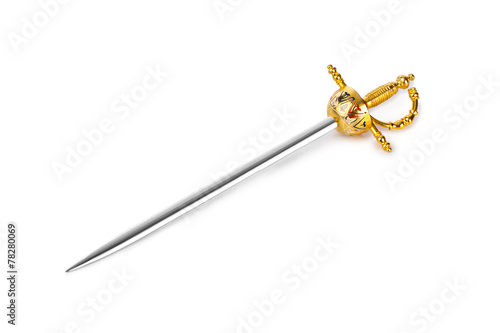 Golden sword