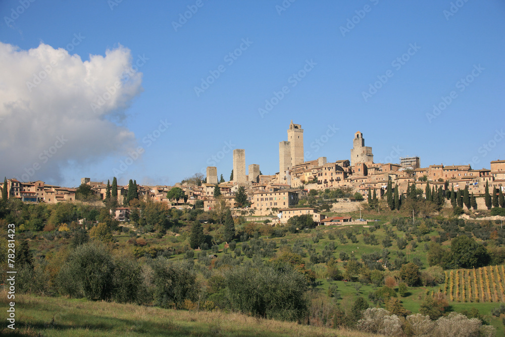 Toscana,Siena,San Gimignano.