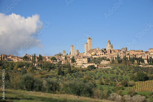 Toscana Siena San Gimignano.