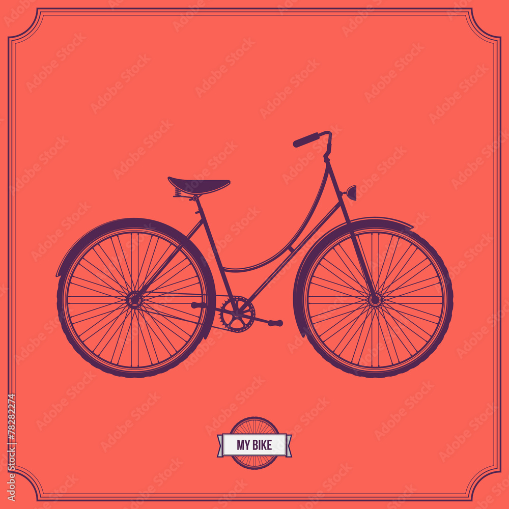 Bike illustration, vector Bike illustration, vector