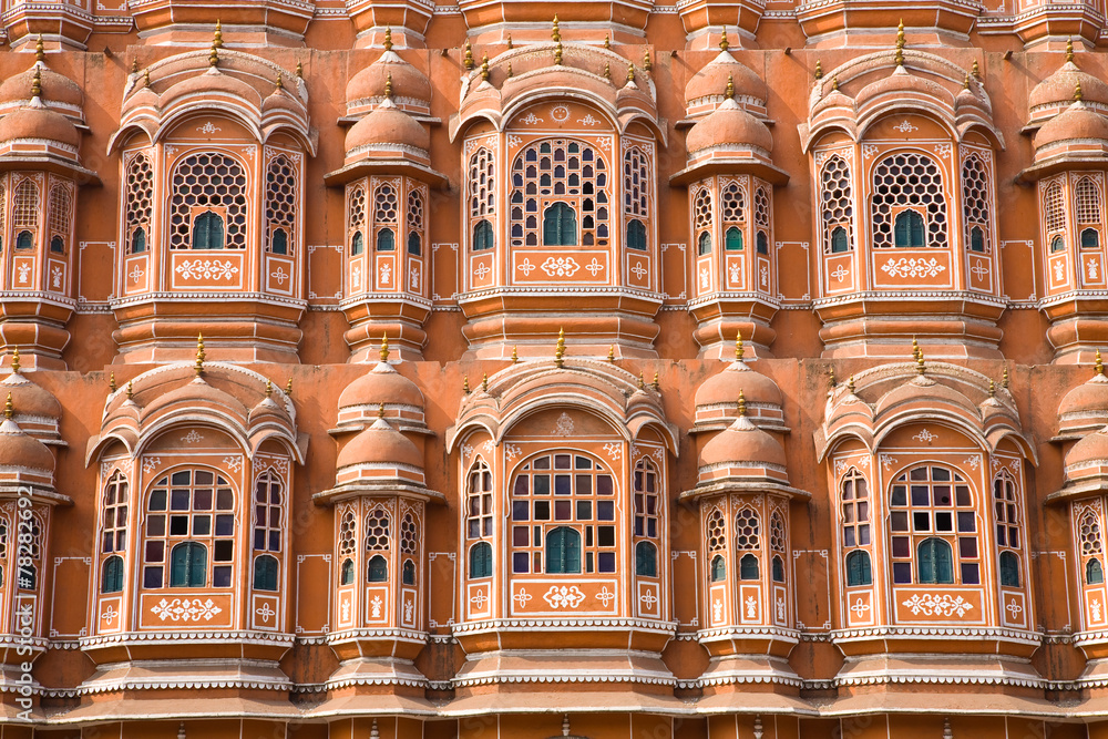 Detail of Palace of Winds, Jaipur Detail of Palace of Winds, Jaipur