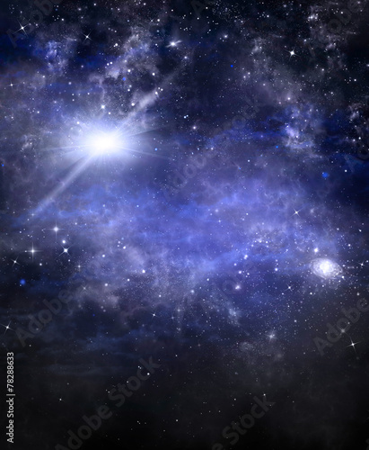Fototapeta Naklejka Na Ścianę i Meble -  deep outer space, background