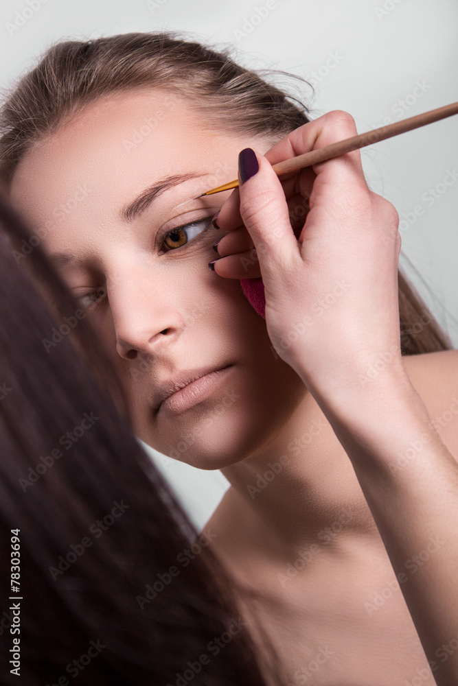 Obraz premium макияж