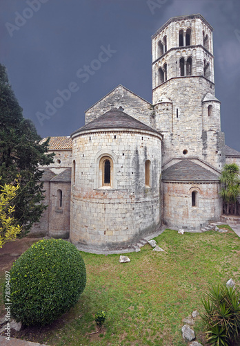 Sant Pere de Galligants, Benedictine abbey, Girona, Spain photo